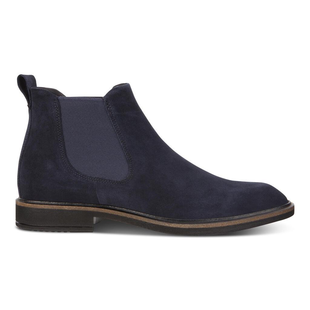 Chelsea Boots Ecco Vitrus Ii Homme Bleu Marine 3621-QVYZD